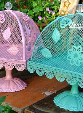 欧式风桌面铁艺多肉鸟笼摆件