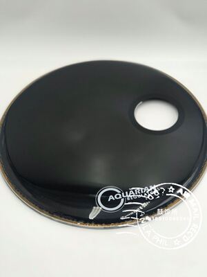 墨产AQUARIAN阿克瑞恩大鼓底鼓共鸣皮20英寸带开洞RSM20BK黑色
