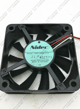 原装Nidec 6015 6CM 5V 0.11A D06R-05SS6 01H1 3线 静音 散热风