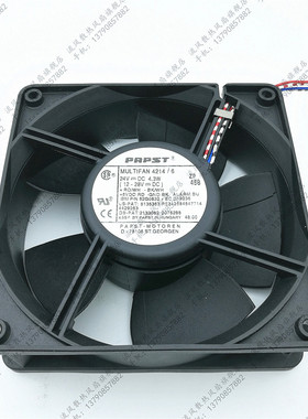 原装PAPST 12cm12038 24V 4.3W MULTIFAN 4214/6 5线散热风扇