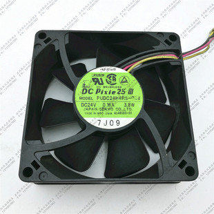 8CM 8025 24V 伺服SERVO 3.8W 708 0.16A 3线散热风扇 PUDC24H4RS