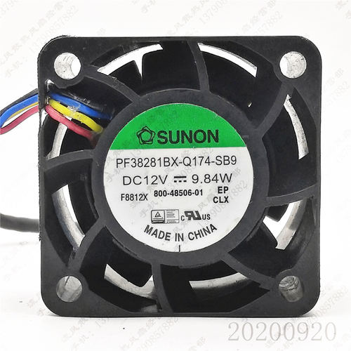 原装 SUNON PF38281BX-Q174-SB9 3828 3.8CM 12V 9.84W 风扇风机