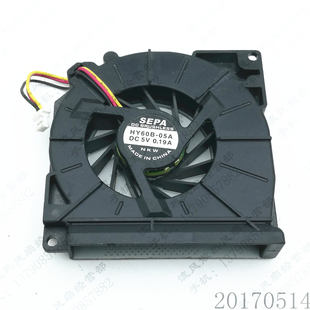 05A HY60B DC5V 0.19A 笔记本CPU散热风扇 原装 3线 SEPA