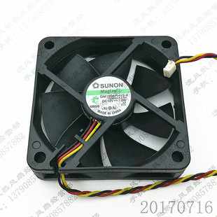 12V 电源 SUNON 3线散热风扇 静音 GM1206PHV2 原装 6015