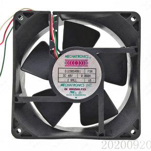 48V G1238S48B1 0.08A 12038 3线散热风扇 原装 12CM MECHATRONICS