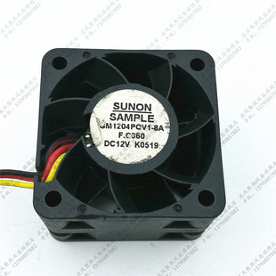 1U2U服务器风扇 4028 12V 2.8W 台湾建准SUNON GM1204PQV1 4cm