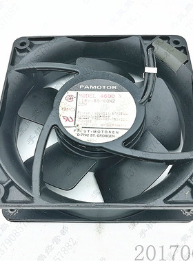 原装德国papst TYP4600X 115V 20W 12038 12cm 全金属 耐高温风扇