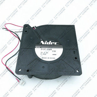 D12F 24BM 12032 全新 0.40A NIDEC 24V 12CM涡轮鼓风机 原装