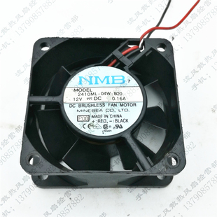 04W B20 6025 NMB 双滚珠电源散热风扇 6CM 2410ML 0.16A 原装 12V