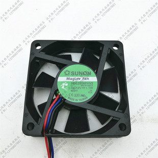 SUNON 磁浮散热风扇 6015 6CM KDE1206PHV2 12V1.1W 台湾建准