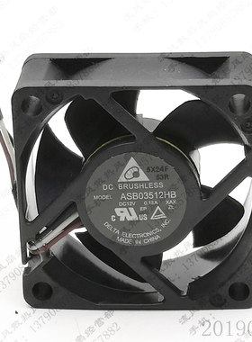 全新原装台达 ASB03512HB XAX 3515 3.5CM 12V 投影机散热3线风扇