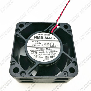 B10 4020 机箱 1608KL 变频器风扇 双滚珠 05W 0.06A 全新NMB 24V