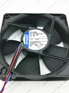 原装ebmpapst 4214NGM 24V 129mA 3.1W 12038 变频器 2线散热风扇