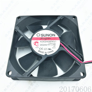 KDE2408PKV1 24V 变频器 SUNON 散热风扇 8CM 建准 8020 原装 1.7W