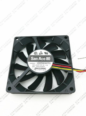 DC Petit Ace 15 109P0824H701 24V 0.1A 8015 8cm 复打印机风扇