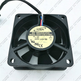 A7BGL 12V 0.38A ADDA 滚珠 AD0612XB 4线 服务器机箱风扇 6025