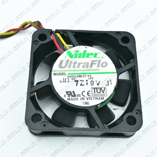 4010 4cm 原装 0.05A U40X12MLZ7 12V 南北桥静音风扇 NIDEC