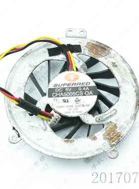 原装 SUPERRED CHA5005CS-OA 5V 0.4A 3线 笔记本CPU散热风扇