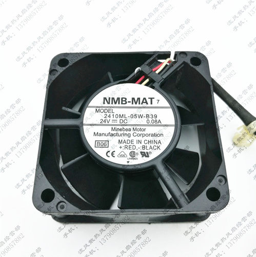 原装NMB-MAT 2410ML-05W-B39 24V 0.08A 6025 3线测速变频器风扇