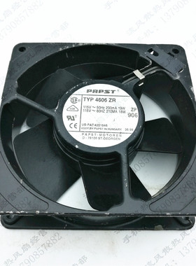 原装ebmpapst TYP4606ZR 12038 AC115V 19/18W 铝框散热风扇 12cm