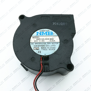0.20A 5CM 05W 5025 B40 BM5125 24V 涡轮风扇鼓风机 NMB 双滚珠