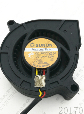 原装建准 GB1206PTV2-AY 11.S34.F.GN 12V 1.2W 6025 投影仪风扇