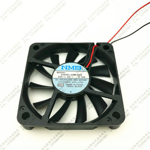 05W B40 24V NMB 6CM 2404KL 0.10A 超薄变频器机箱散热风扇 6010