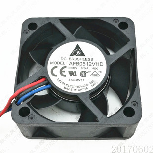 ROO 12V 3线 台达 散热风扇 5CM AFB0512VHD 5020 原装 0.24A