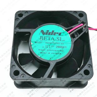 24TS8 24V 原装 6025 D06A 0.13A 2线双滚珠风扇 nidec
