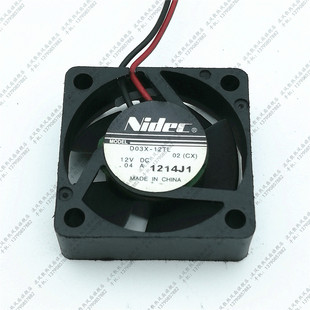 D03X 12V0.04A 12TL静音高效微型散热风扇 3cm3010 日本电铲Nidec