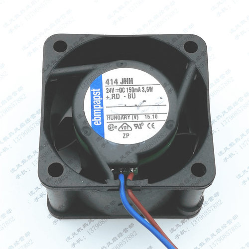 Ebmpapst依必安派特 管轴式风机 4CM 4025 24VDC 直流风扇 414JHH
