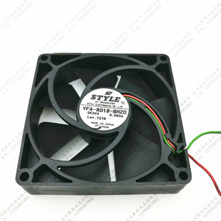 8020 24V VFA BH20 0.085A两线8厘米驱盘机箱散热风扇 8018 STYLE