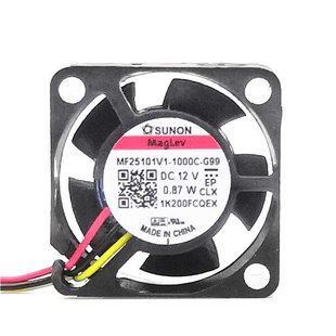 1000C G99 2510 全新 12V MF25101V1 2.5CM 散热静音风扇 SUNON