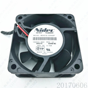 55RA2F 6025 24V 原装 ABB变频器 M34313 0.16A 2线散热风扇 Nidec