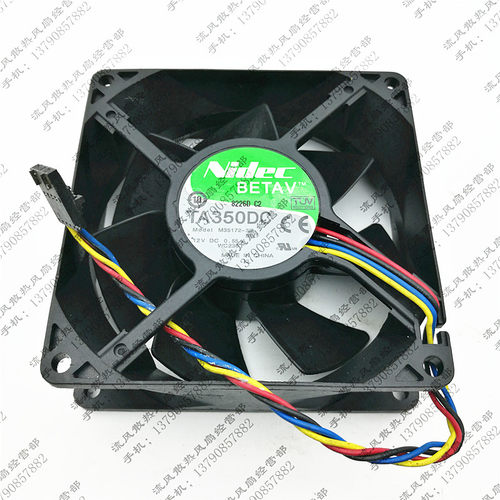 原装 NIDEC TA350DC M35172-35 12V 0.55A 9032 机箱电源散热风扇