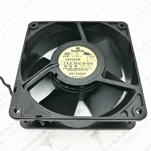 原装IKURA FAN US4556W AC200V 16/15W 12038 金属交流散热风扇