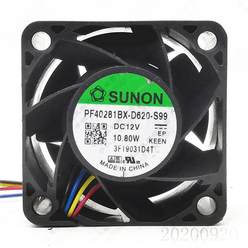 原装 SUNON PF40281BX-D620-S99 12V 10.8W 4028 4cm散热风扇风机