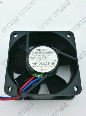 原装ebmpapst TYP 614NH DC 24V 88mA 2.1W 6025 6CM变频风扇