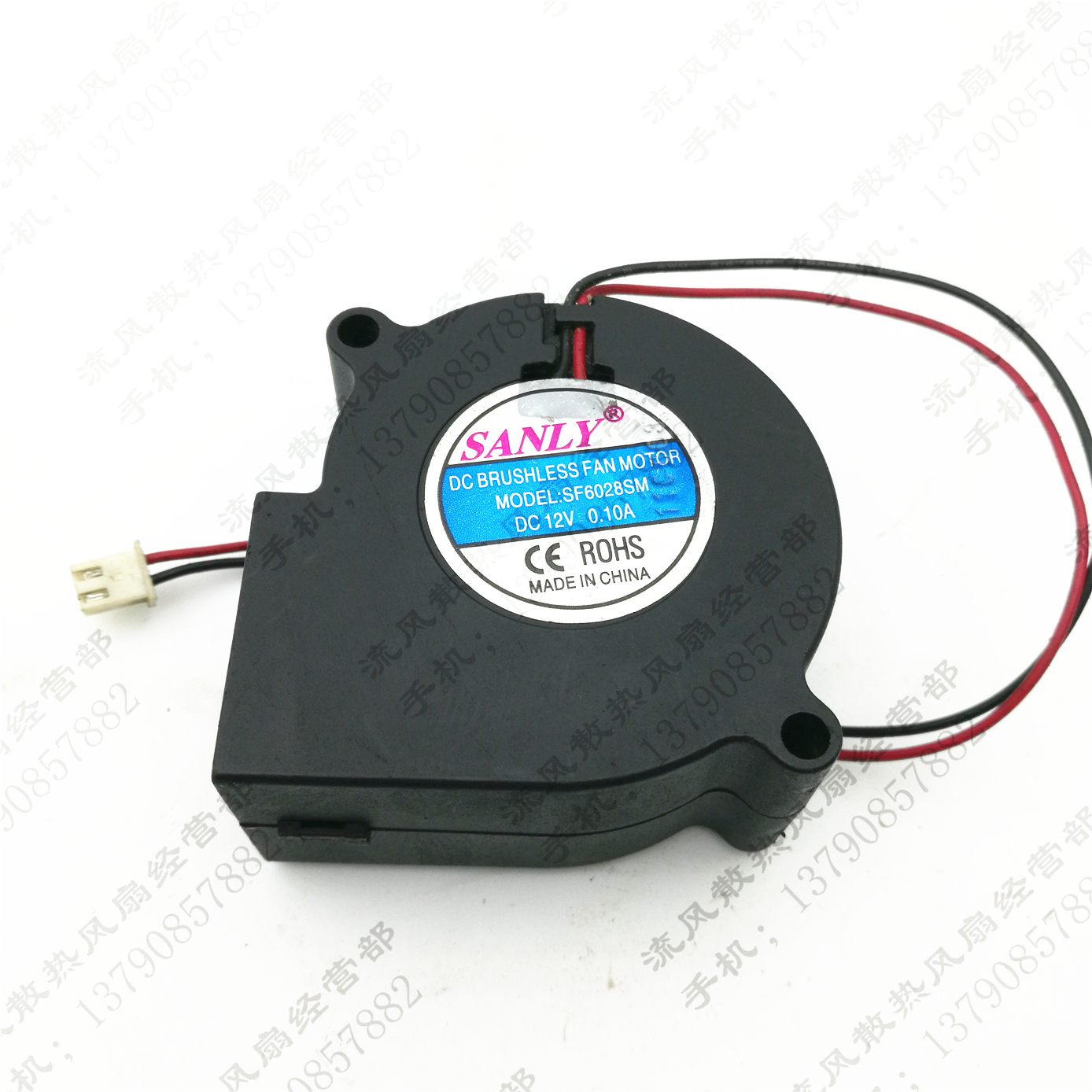 原装SANLY 6028 SF6028SM 12V 0.10A 加湿器专用风扇 涡轮风机