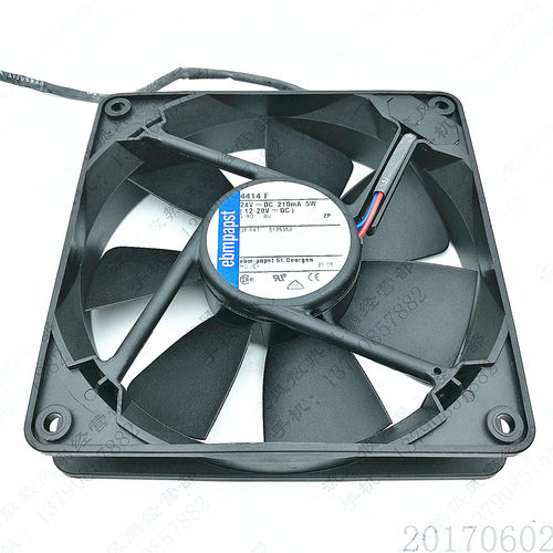 全新原装德国ebmpapst 4414F 12025 24V 210mA 5W 变频器散热风扇