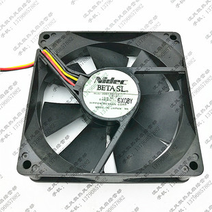 12TS3 01B 3线 NIDEC 机箱散热风扇 9025 D09T 0.48A 原装 12V