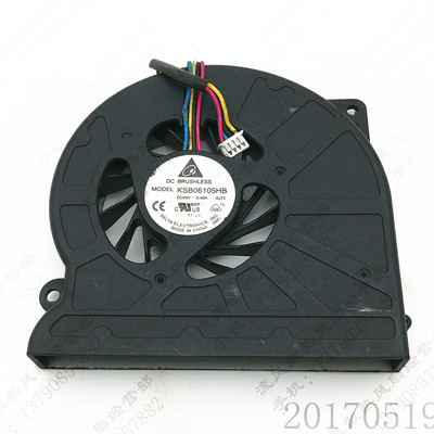 台达 KSB06105HB -9J73 5V 0.40A 4线 华硕笔记本CPU散热器风扇