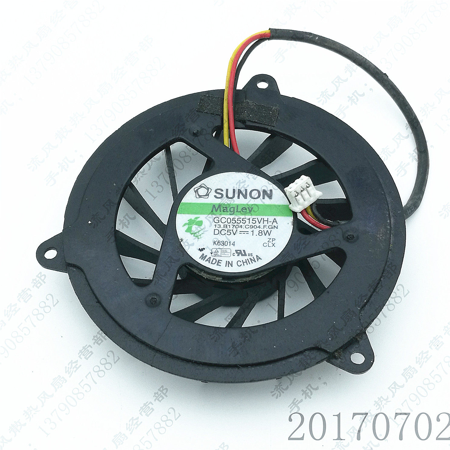 GC055515VH-A 5V 华硕ASUS A8J A8S F3 F3JR F3J F3笔记本CPU风扇