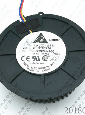原装台达 BFB1012M G192H-A00 7530 12V 0.75A 7cm 涡轮散热风扇