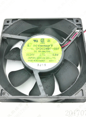 原装 伺服 CNDC24B7-037 12038 24V 4.8W 12CM 2线 变频器风扇