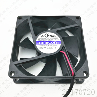 12V JF0825S1H 0.19A 8025 电源静音散热风扇 原装 机箱 JAMICON