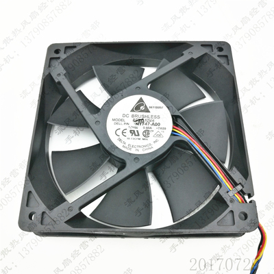 原装台达 AFB1212VH  12V 0.60A 12025 12CM 4线 大风量散热风扇