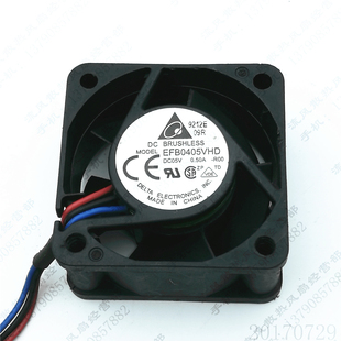 ROO 0.5A 原装 4cm EFB0405VHD 4020 服务器电源散热风扇 台达