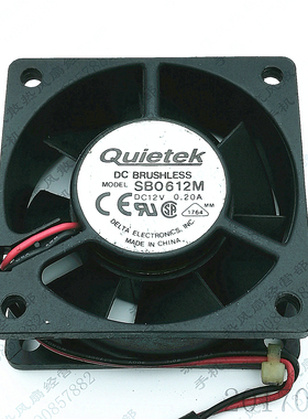 原装 台达 QUIETEK SB0612M 6025 12V 0.2A 6CM 电源机箱散热风扇