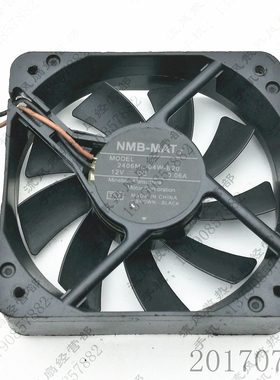 原装 NMB 2406ML-04W-B20 0.06A 12V 6CM 6015 静音 电源散热风扇